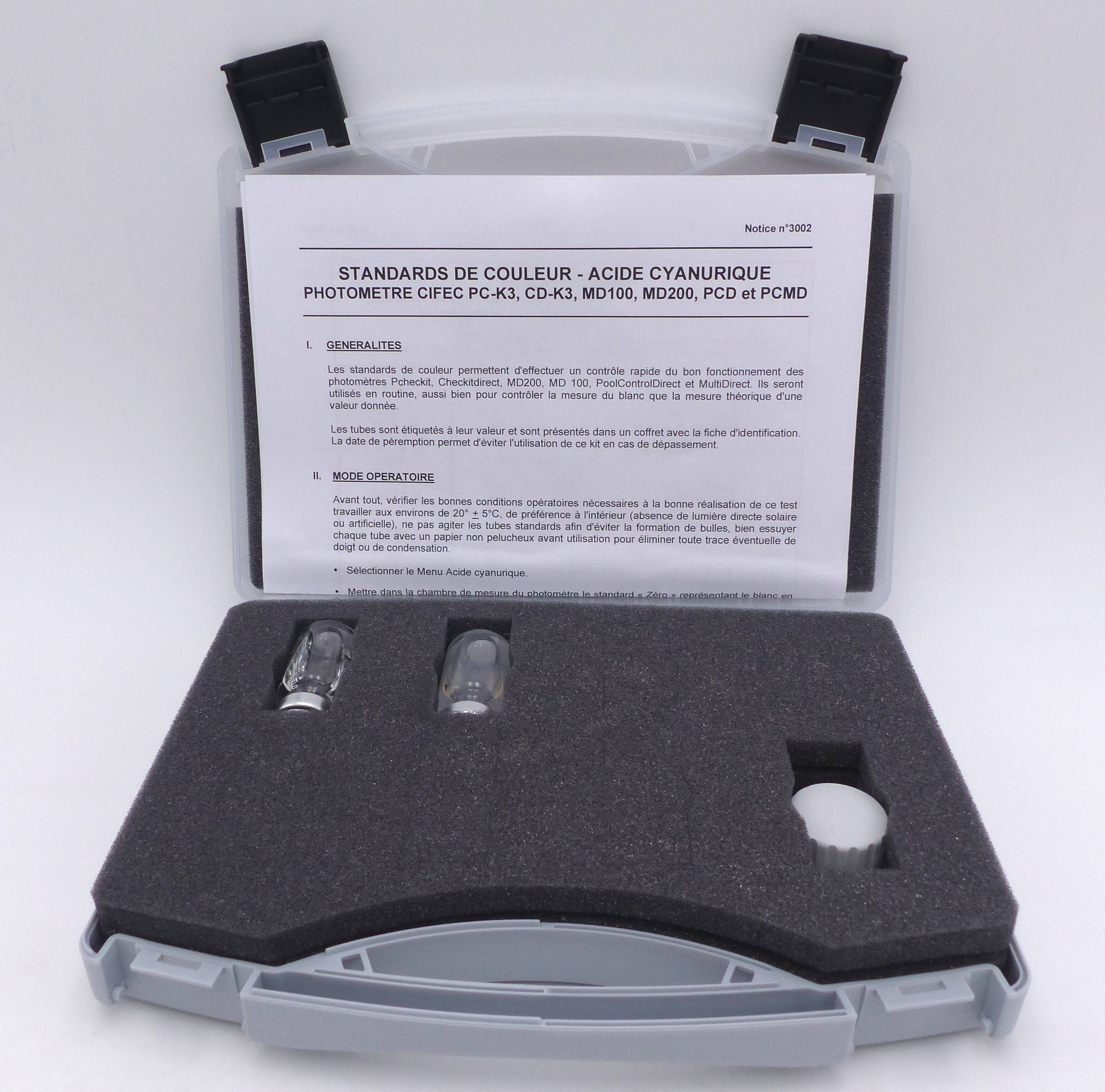 Kit de thermomètre pour le contrôle de la légionellose –